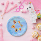 Hamantaschen Star Purim Party (kein Text) Pappteller (Party)