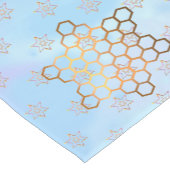 Hamantaschen und Stars für Purim Kurzer Tischläufer (Ecke)