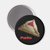 Hamantashen Magnet (Vorderseite/Rückseite)