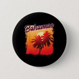 Hamas-Souvenir Sonnenuntergang Palmen Tropischer S Button