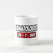 Hämatologe 24-7-365 kaffeetasse (Mittel)