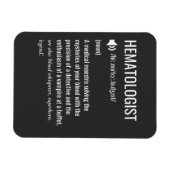 Hämatologe - Definition Magnet (Horizontal)