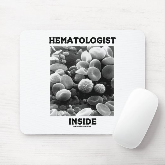 Hämatologe im Inneren (Blutkörperchen) Mousepad (Mit Mouse)