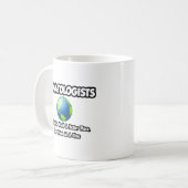 Hämatologen...Die Welt zu einem besseren Ort mache Kaffeetasse (Vorderseite Links)