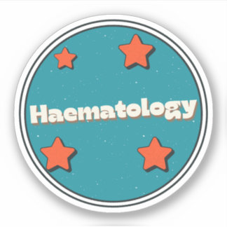 Hämatologie Aufkleber