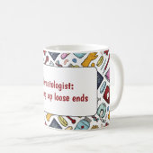 Hämatologie Blut medizinische Puppe Arzt Muster Ge Kaffeetasse (VorderseiteRechts)