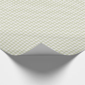HAMBbyWG Wrapping Paper - Ecru & White Hahnentritt Geschenkpapier (Ecke)