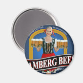 Hamberg Beer T - Shirt von Raising Hope Magnet (Vorderseite/Rückseite)