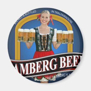 Hamberg Beer T - Shirt von Raising Hope Magnet