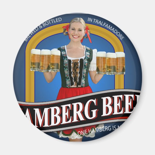 Hamberg Beer T - Shirt von Raising Hope Magnet (Vorne)