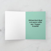 Hamberger auf der vierten Karte (Innenseite)