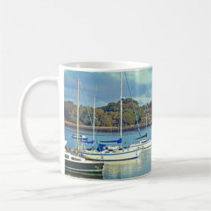 Hamble Le Rice Waters Edge Hampshire Foto Kaffeetasse