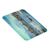 Hamble Le Rice Waters Edge Hampshire Foto Magnet (Rechte Seite)