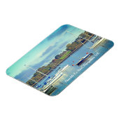 Hamble Le Rice Waters Edge Hampshire Foto Magnet (Linke Seite)