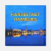 Hamburg 003Q Magnet (Vorne)