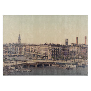 Hamburg Alsterarkaden Deutschland Alster Deutschla Schneidebrett
