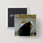 Hamburg-Amerika-Linie Button (Vorne & Hinten)
