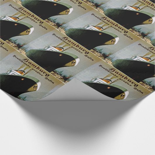 Hamburg-Amerika-Linie Geschenkpapier (Ecke)
