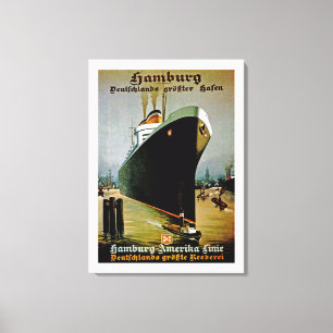 Hamburg-Amerika-Linie Leinwanddruck