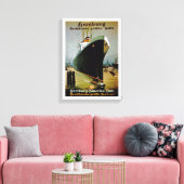 Hamburg-Amerika-Linie Leinwanddruck (Insitu (Wohnzimmer))