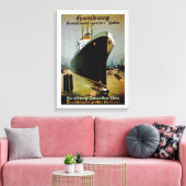 Hamburg-Amerika-Linie Leinwanddruck (Insitu (Wohnzimmer))