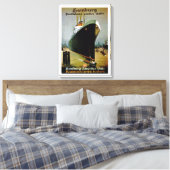 Hamburg-Amerika-Linie Leinwanddruck (Insitu (Schlafzimmer))