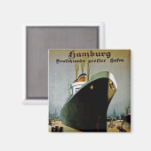 Hamburg-Amerika-Linie Magnet (Vorderseite/Rückseite)