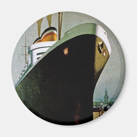 Hamburg-Amerika-Linie Magnet (Vorne)