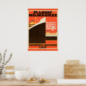 Hamburg-Amerika Linie Poster (Küche)