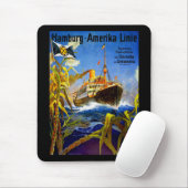 Hamburg Amerika nach Südamerika Mousepad (Mit Mouse)
