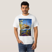 Hamburg Amerika nach Südamerika T-Shirt (Vorne ganz)