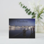 Hamburg Binnenalster Postkarte (Stehend Vorderseite)