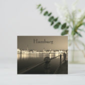 Hamburg Binnenalster Postkarte (Stehend Vorderseite)
