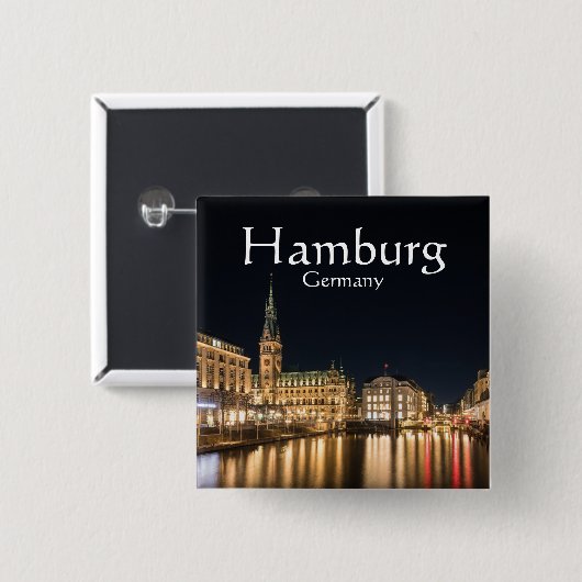 Hamburg Button (Vorne & Hinten)