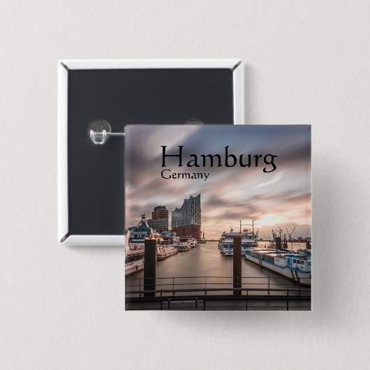 Hamburg Button (Vorne & Hinten)