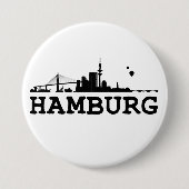 Hamburg Button / Anstecker / Pin (Vorderseite)
