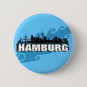 Hamburg Button / Anstecker / Pin