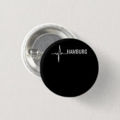 Hamburg City Heartbeat Button (Vorne & Hinten)