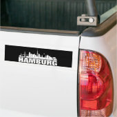 Hamburg City Skyline Autoaufkleber / Aufkleber (Auf Lkw)