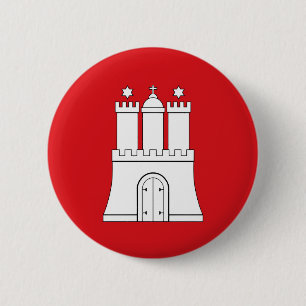 Hamburg City Symbol Button