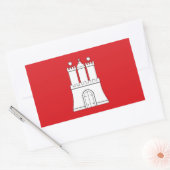 Hamburg City Symbol Rechteckiger Aufkleber (Umschlag)