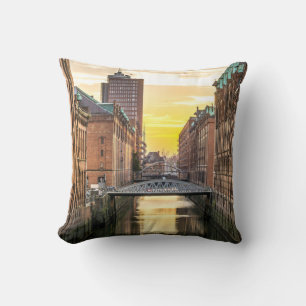 Hamburg CityScape Kissen