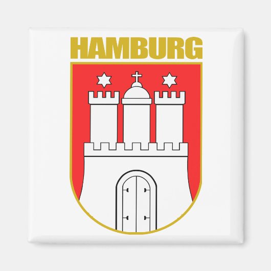 Hamburg COA Magnet (Vorne)