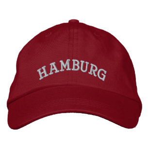 Hamburg, Deutschland Basic Adjustable Hat Bestickte Baseballkappe