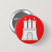 Hamburg, Deutschland Button (Vorne & Hinten)