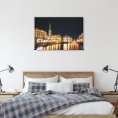 Hamburg Deutschland Canvas Print Leinwanddruck (Insitu (Schlafzimmer))