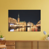 Hamburg Deutschland Canvas Print Leinwanddruck (Insitu (Wohnzimmer))