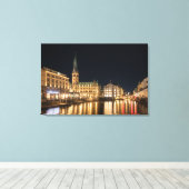 Hamburg Deutschland Canvas Print Leinwanddruck (Insitu (Holzboden))