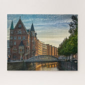 Hamburg, Deutschland City View Puzzle (Horizontal)