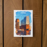 Hamburg Deutschland Elbphilharmonie Travel Postkarte<br><div class="desc">Die schöne Hamburger Postkarte zeigt die berühmte Sehenswürdigkeit und das ikonische Gebäude Elbphilharmonie mit ihrer dramatischen Architektur. Große Souvenirs und Geschenkidee für jeden Touristen der deutschen Stadt.</div>